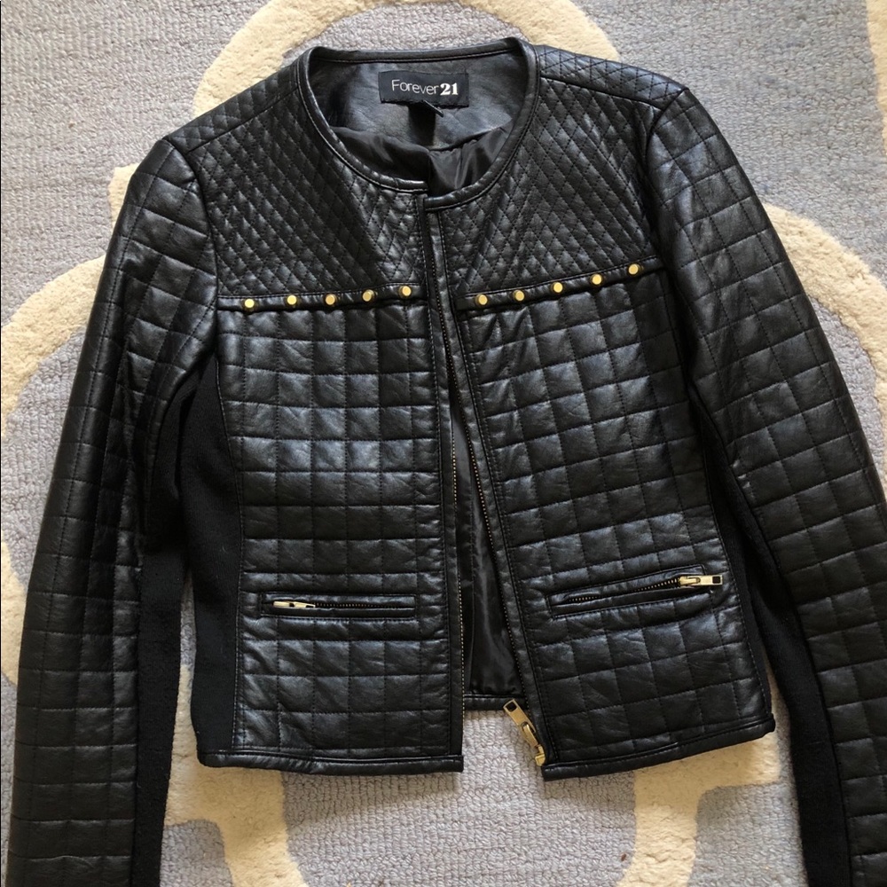 Leather jacket